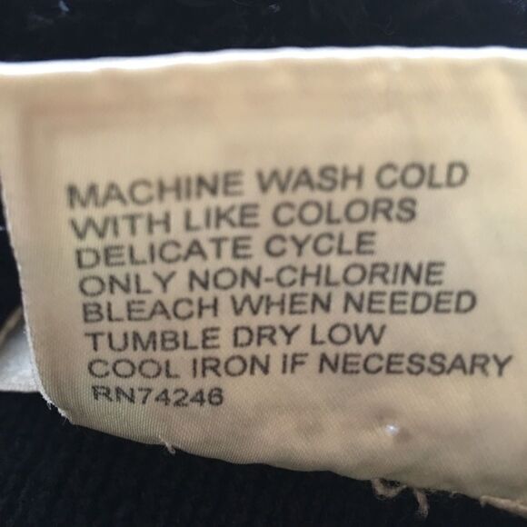 MAX STUDIO BLACK button sweater with faux fur collar - Picture 7 of 7